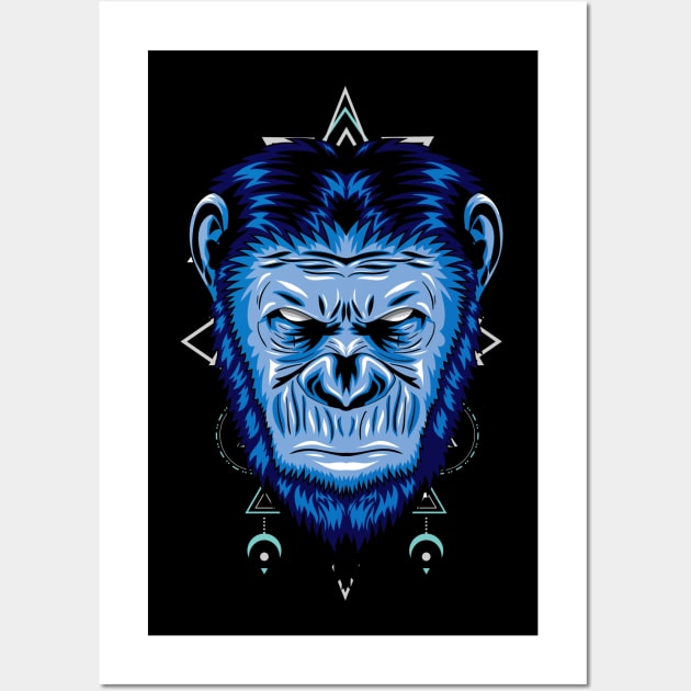 king apes Wall Art by SHINIGAMII